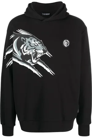 Philipp Plein Hoodie met tijgerprint