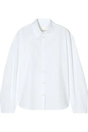 Closed Blouse met geplooide mouwen