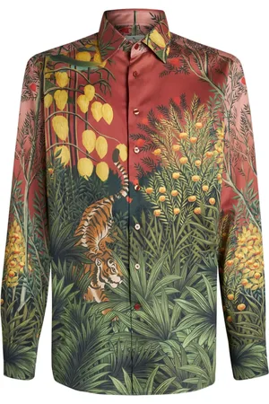 Etro Katoenen overhemd met print