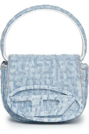 Diesel 1DR schoudertas van gewassen denim