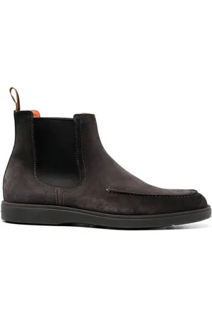 santoni Suède enkellaarzen