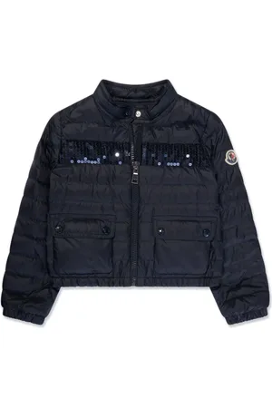 Moncler Gewatteerd jack met logopatch en pailletten