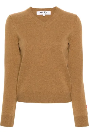 Comme des Garçons Heart logo wool jumper