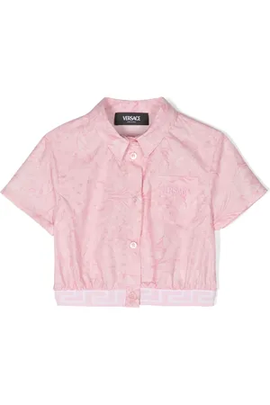 VERSACE Barocco cropped shirt