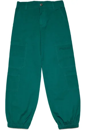 Marni Katoenen broek met geborduurd logo