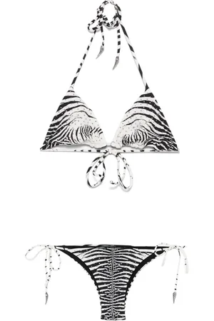 Roberto Cavalli Bikini met zebraprint