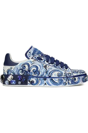 Dolce & Gabbana Portofino leren sneakers