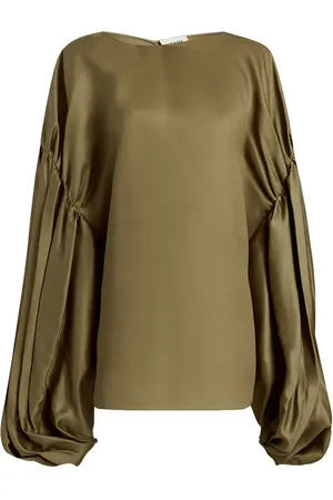 Khaite Blouse met geplooid detail