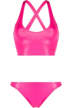 The Attico Bikini met geborduurd logo