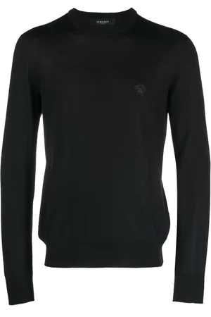 VERSACE Trui met geborduurde tekst