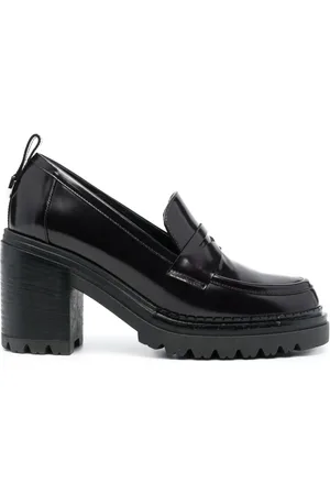 Sergio Rossi Edith leren loafers