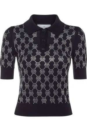 Philipp Plein Polotop verfraaid met kristallen