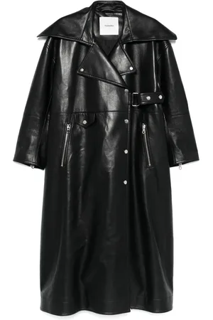 Nanushka Trenchcoat van imitatieleer
