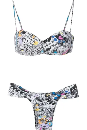 AMIR SLAMA Bikini met print