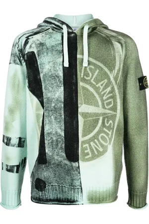 Stone Island Tweekleurige hoodie