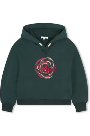 Chloé Katoenen hoodie met geborduurd logo