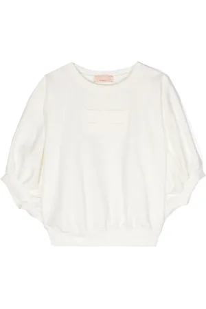 Elisabetta Franchi Katoenen sweater met logo