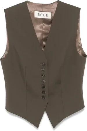 Rohe Gilet van scheerwol