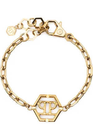 Philipp Plein Armband met logoplakkaat