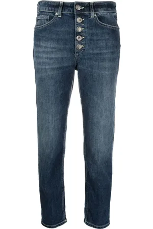 Dondup Jeans met gebleekt effect