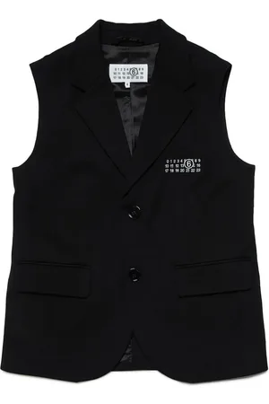Maison Margiela Top met geborduurd logo