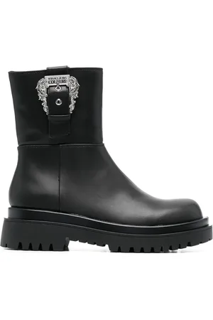 VERSACE Enkellaarzen met gesp
