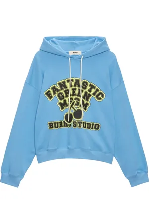 Msgm Hoodie met logoprint en trekkoord