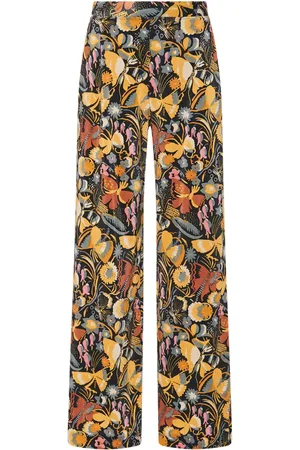 ROSETTA GETTY Getailleerde straight fluwelen broek