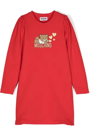 Moschino Jurk met teddybeerprint en A