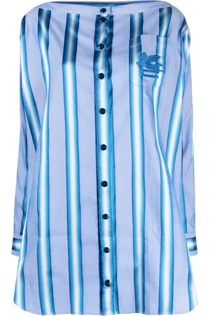 Etro Gestreepte blousejurk