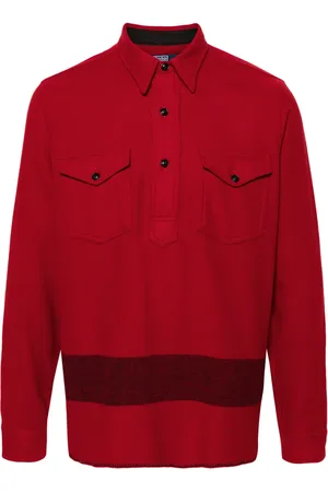 Ralph Lauren Gestreept poloshirt van wolblend