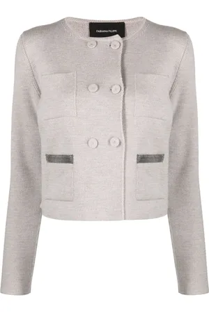 Fabiana Filippi Vest met dubbele rij knopen