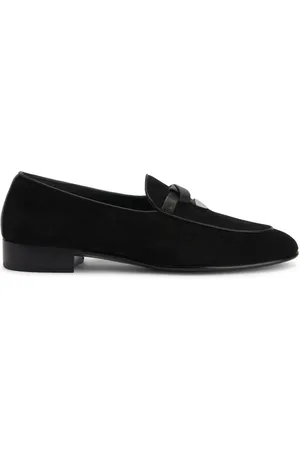 Giuseppe Zanotti Ewerton suède loafers met ronde neus