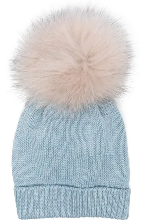 COLORICHIARI Wollen muts met pompon