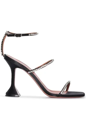 Amina Muaddi Gilda sandalen verfraaid met stras
