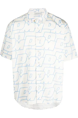 Drôle de Monsieur Overhemd met monogram patroon