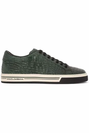 Dolce & Gabbana Sneakers met krokodillenleer