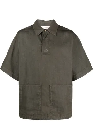 Alexander McQueen Denim poloshirt met geborduurd logo