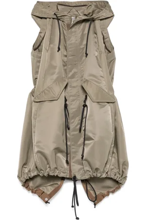 SACAI Gilet met capuchon