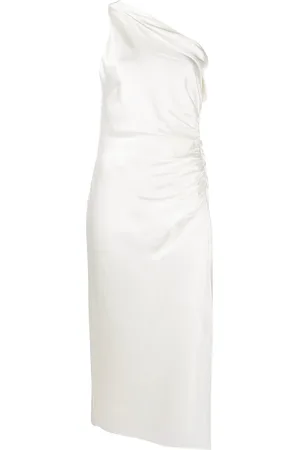 Michelle Mason Asymmetrisch gesmockte jurk