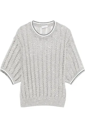 Brunello Cucinelli Top met pailletten