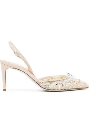 RENE CAOVILLA Chandelier leren pumps