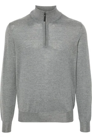 CANALI Trui met halve rits