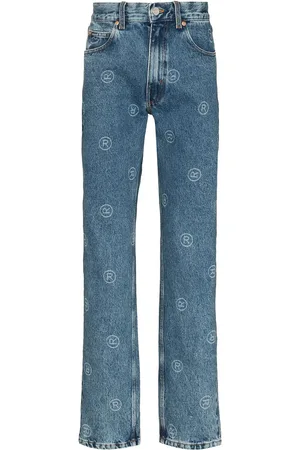 MARTINE ROSE Jeans met logoprint