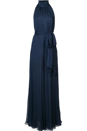Voz Stropdas taille gedrapeerde jumpsuit