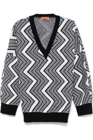 Missoni Wollen trui met zigzag