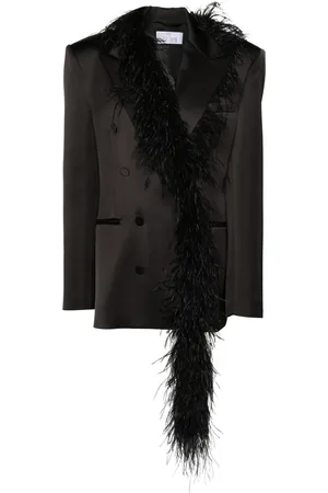 GIUSEPPE DI MORABITO Blazer met veren afwerking