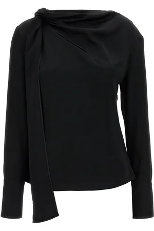 Givenchy Gedrapeerde blouse met strikdetail