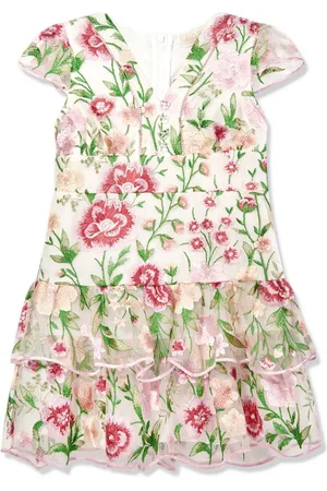 Marlo Jurk met geborduurde bloemen