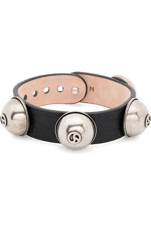 Acne Studios Leren armband met studs